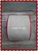 Natural Band With Small Red Border Wide 100 mm