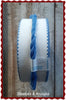 Borduurband Aida 50 mm Breed Met Blauwe Rand