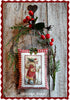 Textieltransfer Noorse Kerstman ± 6 x 8 cm