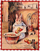 Textiel Transfer Beatrix Potter nr. 4, Afmeting ± 6 x 8 cm
