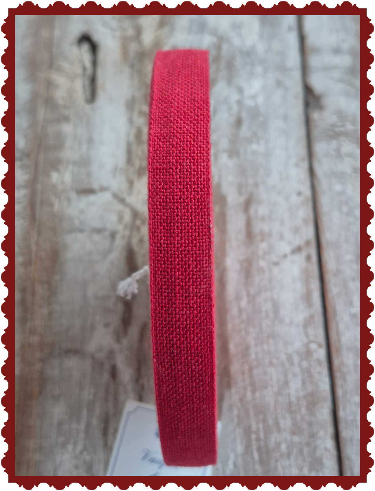 15 mm Breed Band Rood