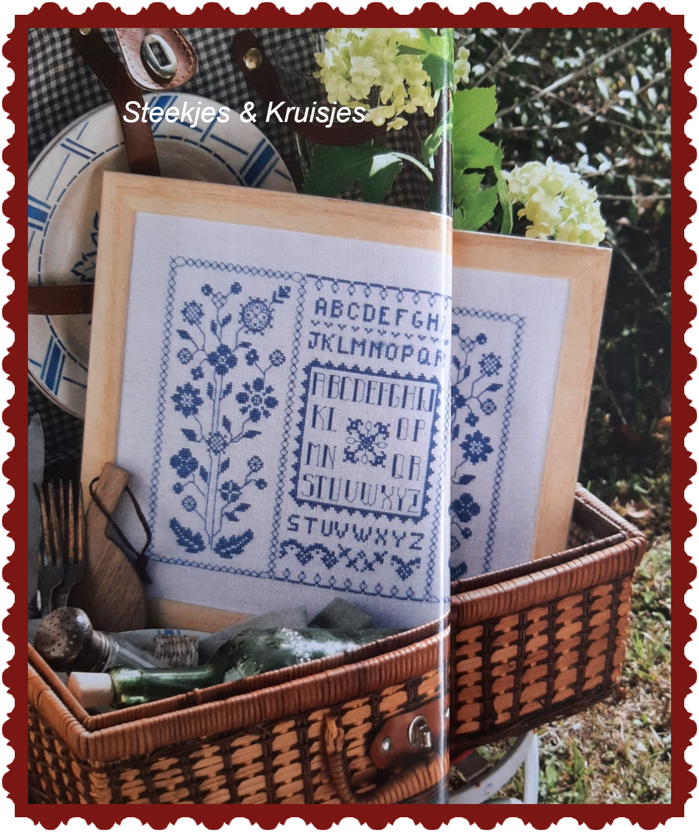 <tc>Special edition from the French Cross Stitch Magazine "Creation Point de Croix" with the patterns from 12 complete samplers!</tc>