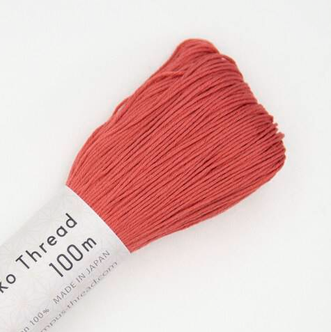 Olympus Sashiko Garen Streng 100 Meter Brique no. 126
