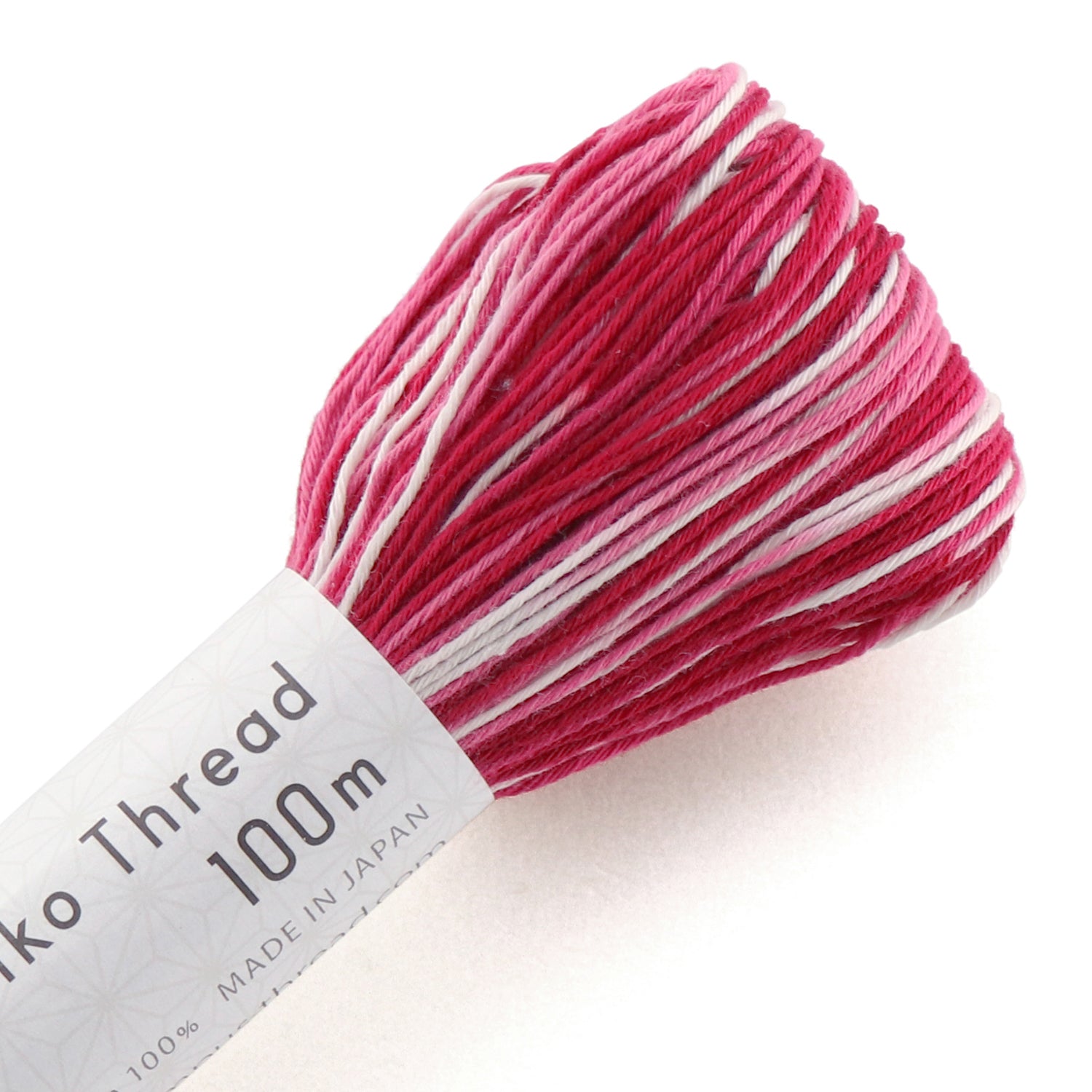 Olympus Sashiko Garen Streng 100 Meter Rood Gemeleerd no. 152