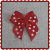 Mini bow tie red checkered