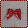 Strikje Rood Polka Dot Ministipje