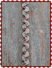 <tc>Linen Ribbon Serpentine Natural With Small Pink Roses</tc>