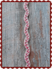 Linen Strap Serpentine Old Rose or Red