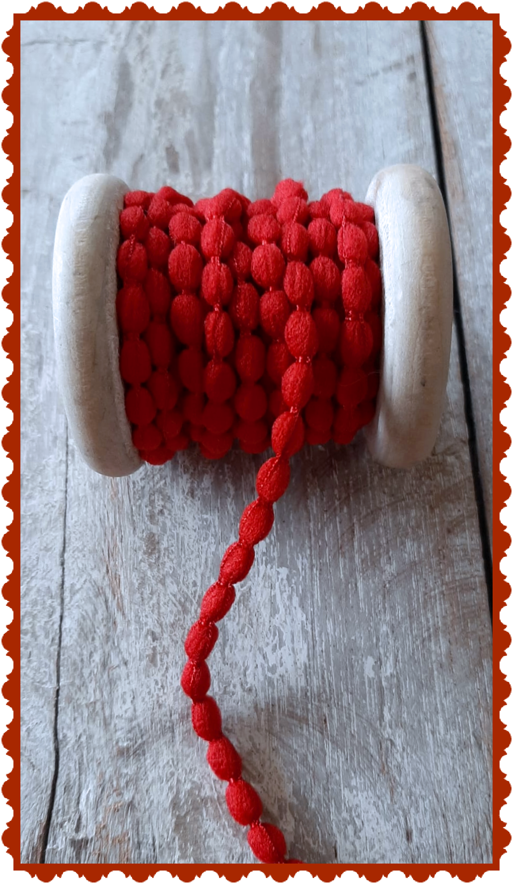 Balletjesband rood