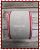 Load image in Gallery view, Natural Stitching Band With Bordeaux Red Deco Border Wide 100 mm