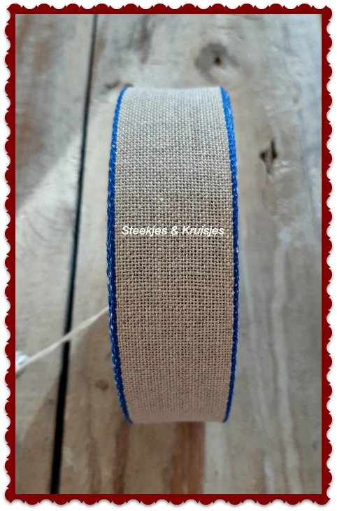 Natural Stitching Band With Colored Edge