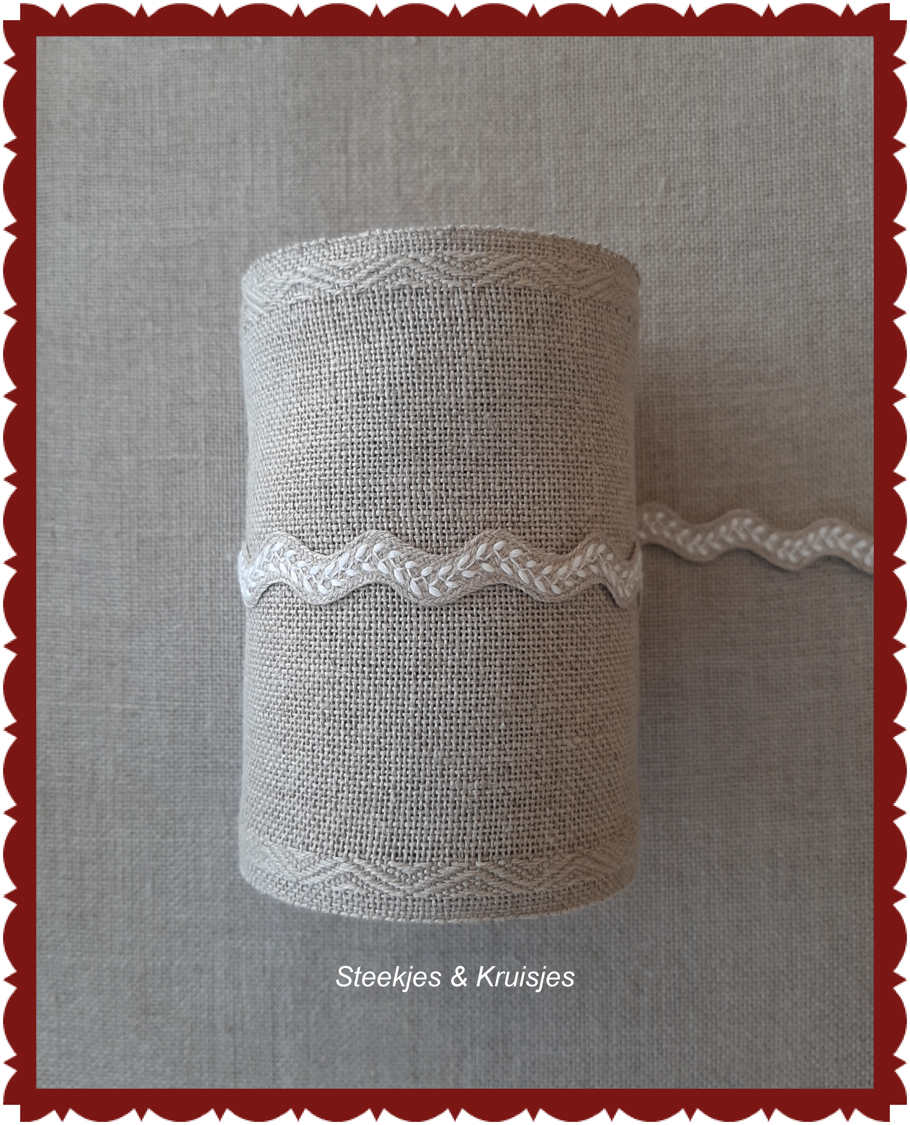 Serpentine strap nature with white grain