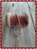 <tc>Linen Ribbon Natural With Red Stitched Edge</tc>