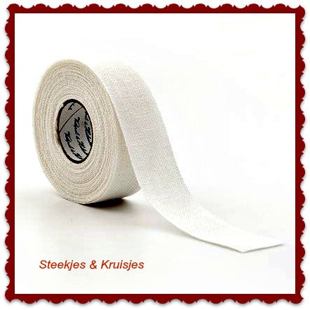 <tc>25 mm Wide Natural & Antique White Plain Banding</tc>