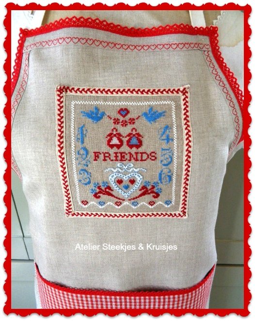 S & K "Friends" Embroidery pattern