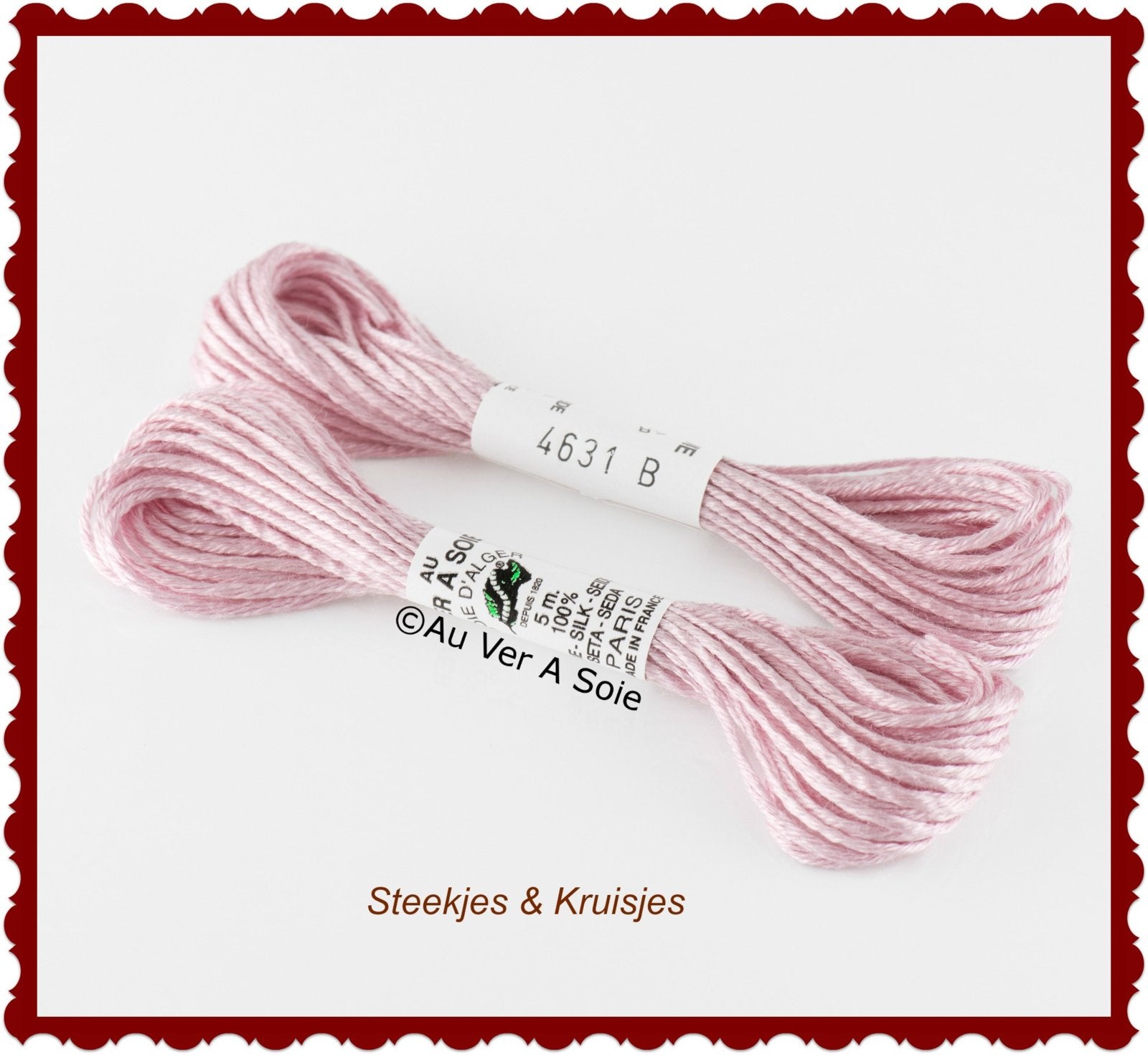 Au ver ie "soie d'alger" silk yarn color no. 4631