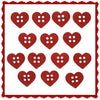 Sew Cute Red Hearts