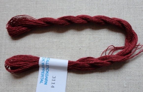 Vaupel & Heilenbeck Embroidery thread no. 3114 Wine red