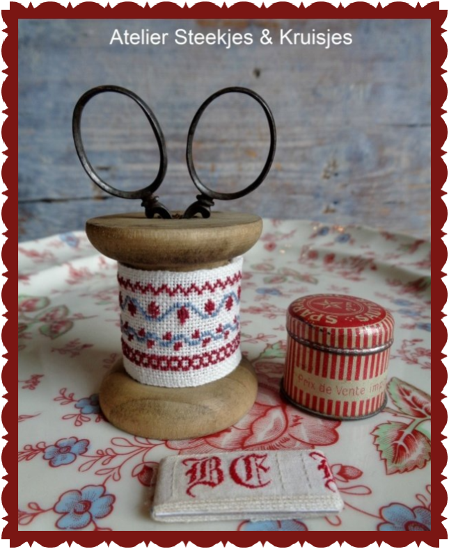 Pakketje Houten Klos "Vintage" 5 cm Hoog