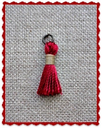 Red Mini Tassel