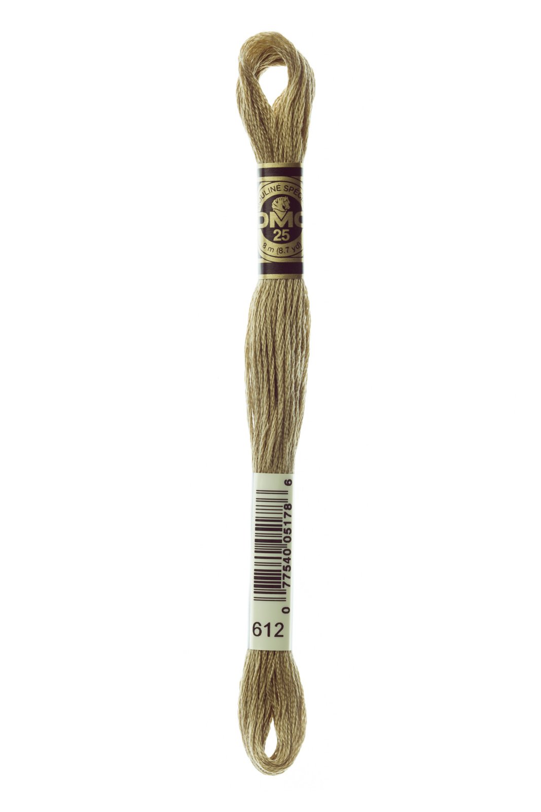 DMC embroidery side no. 612 Brown