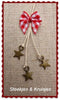 Charm mini Christmas star bronze