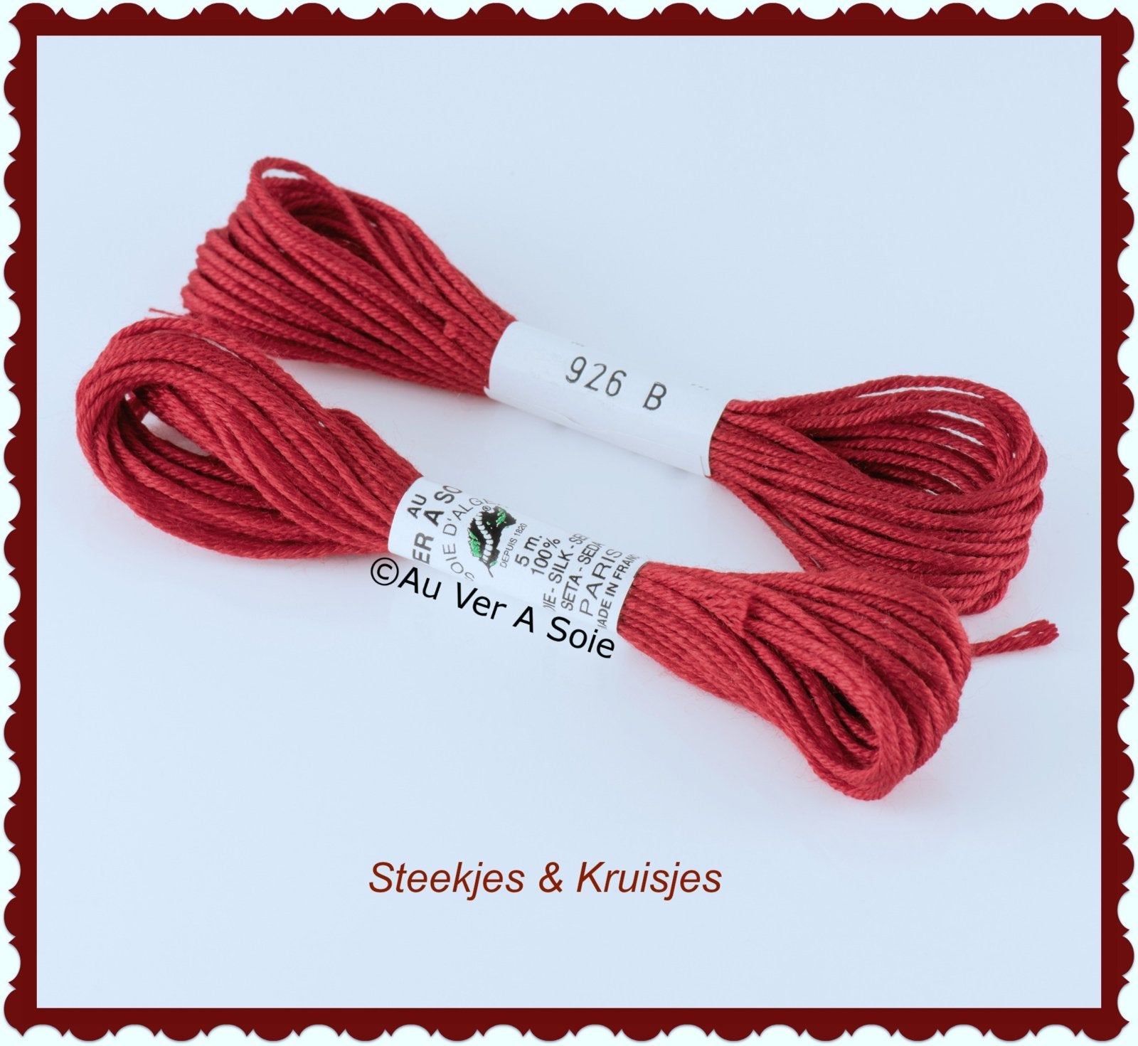 Au ver ie "soie d'alger" silk yarn color no. 926