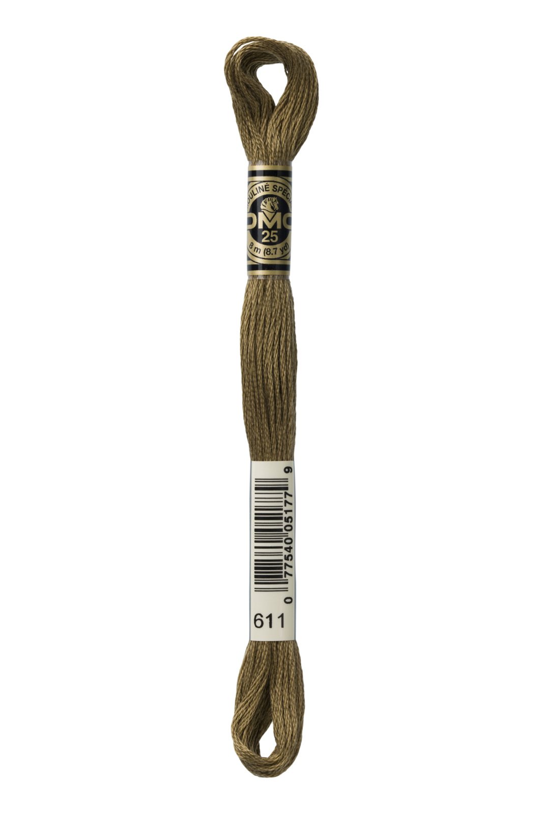 DMC Borduurzijde nr. 611 Bruin
