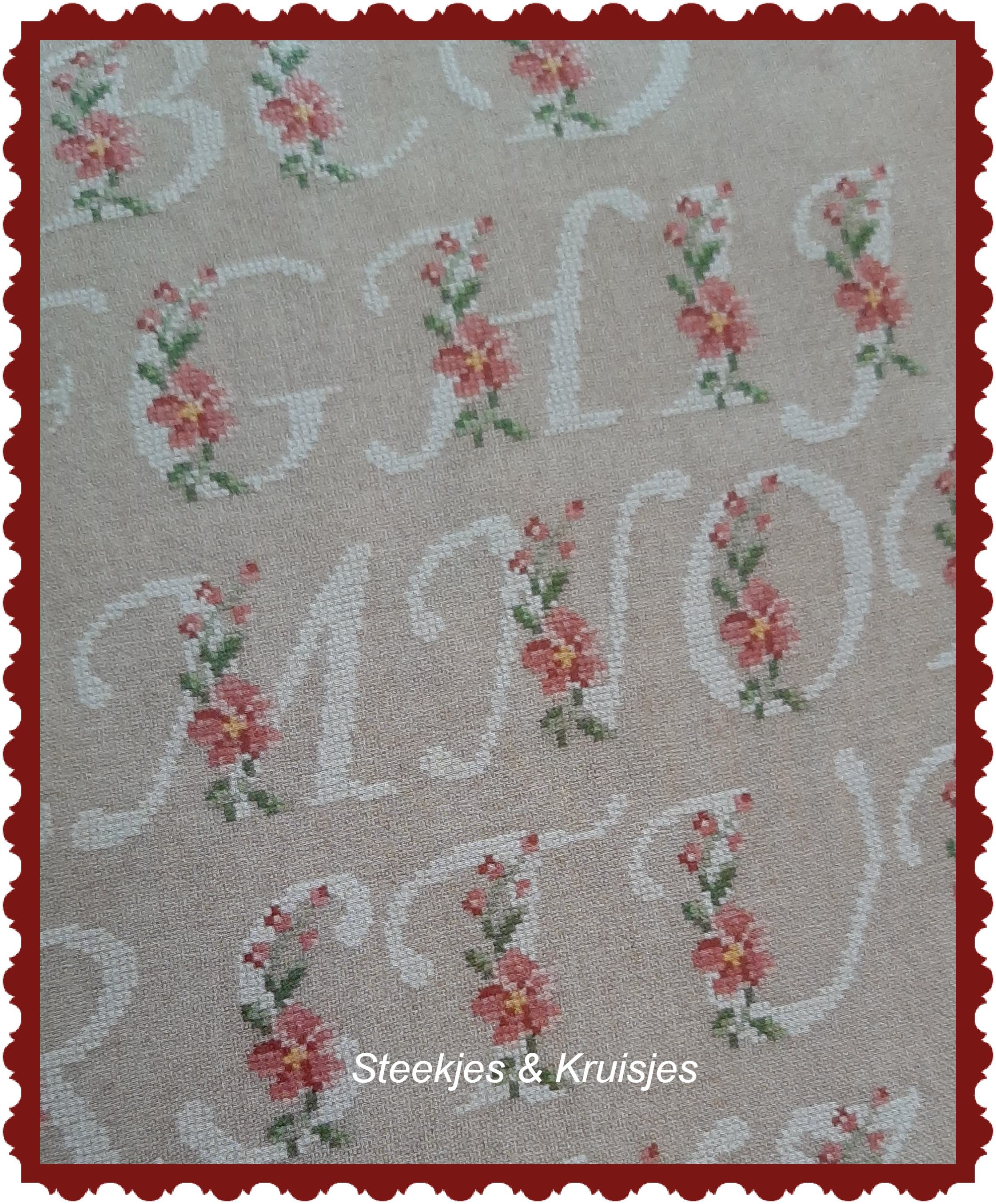 <tc>15 Flower Samplers in this special edition for the French Magazine "Point de Croix"</tc>