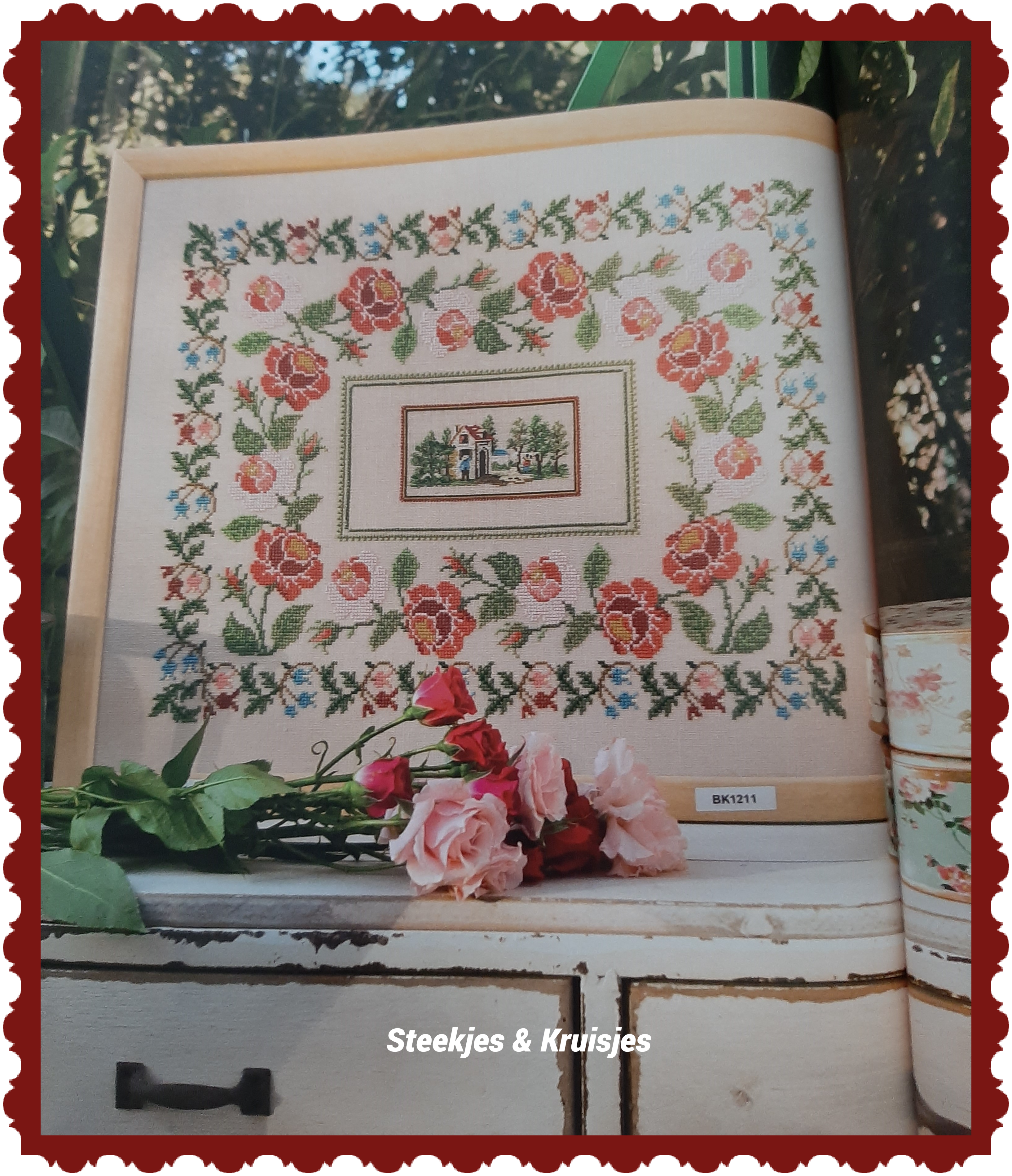 <tc>15 Flower Samplers in this special edition for the French Magazine "Point de Croix"</tc>