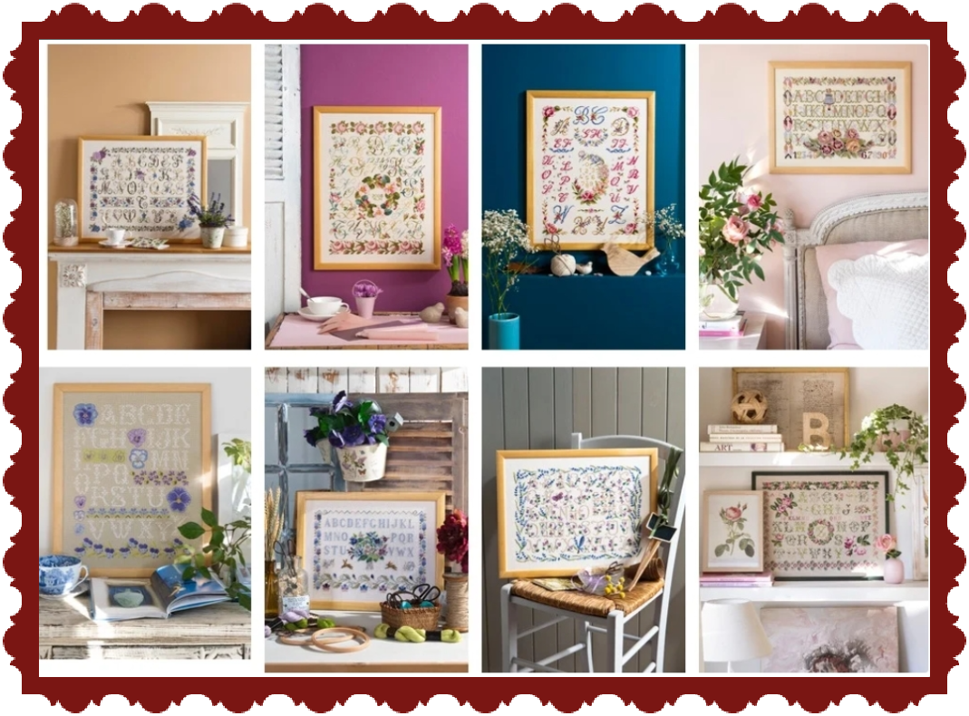 <tc>15 Flower Samplers in this special edition for the French Magazine "Point de Croix"</tc>