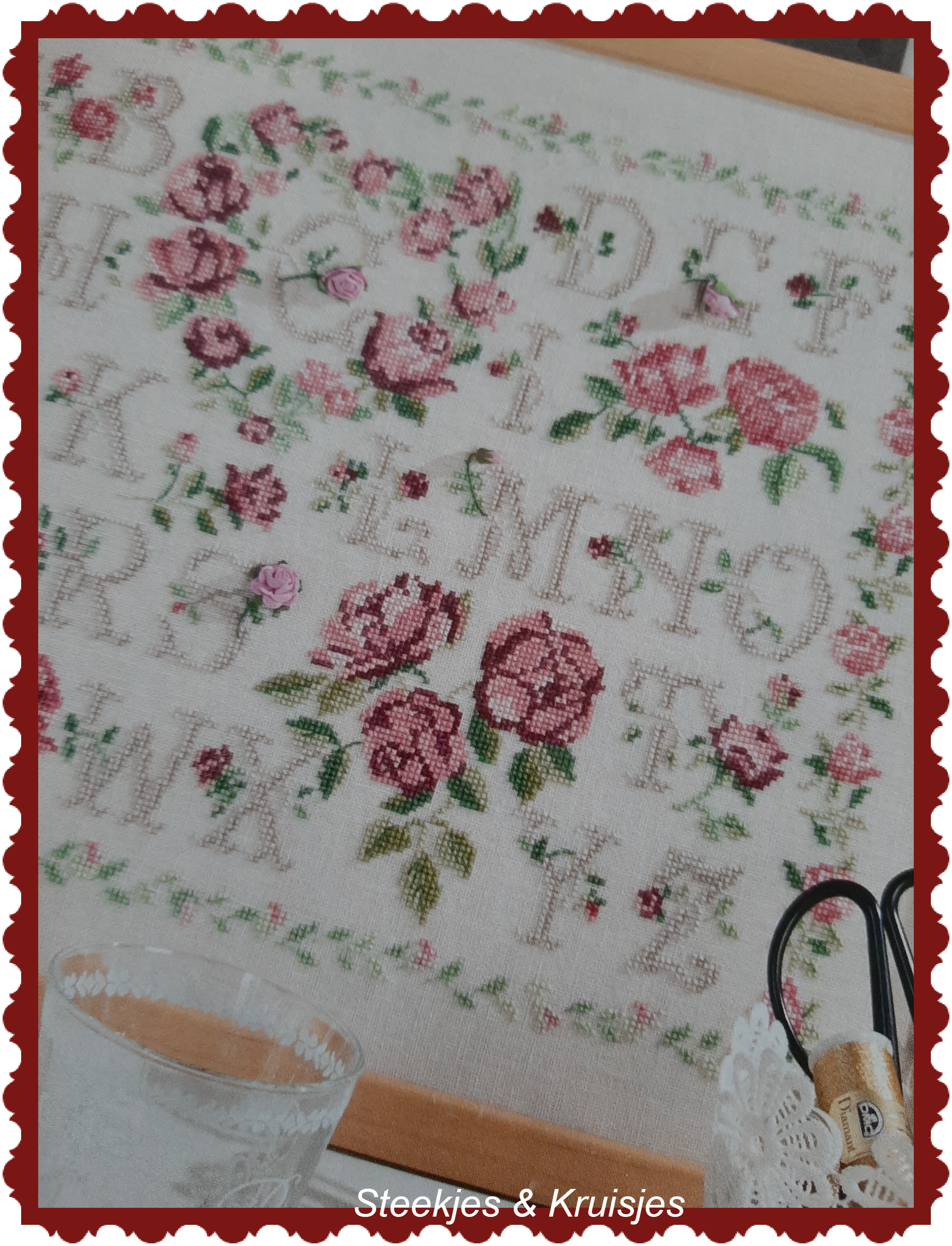 <tc>15 Flower Samplers in this special edition for the French Magazine "Point de Croix"</tc>