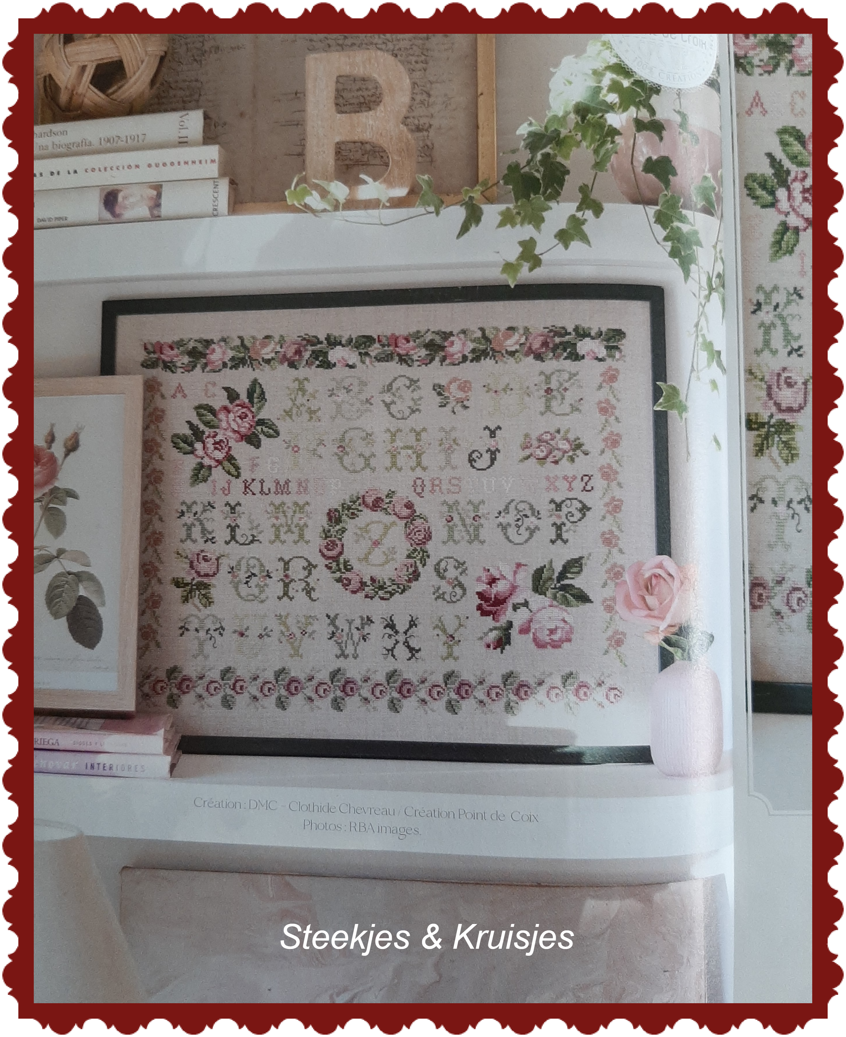 <tc>15 Flower Samplers in this special edition for the French Magazine "Point de Croix"</tc>