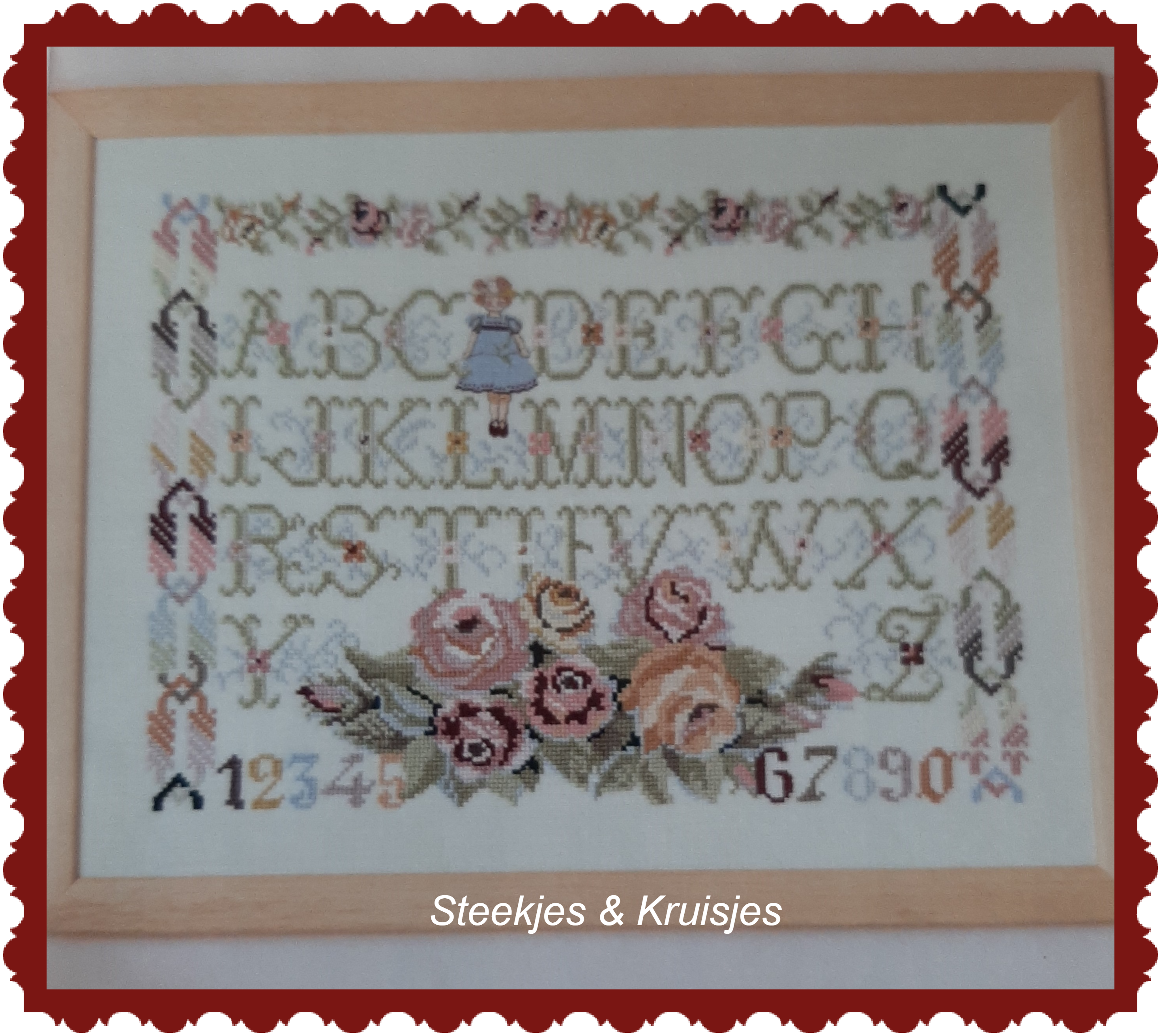 <tc>15 Flower Samplers in this special edition for the French Magazine "Point de Croix"</tc>