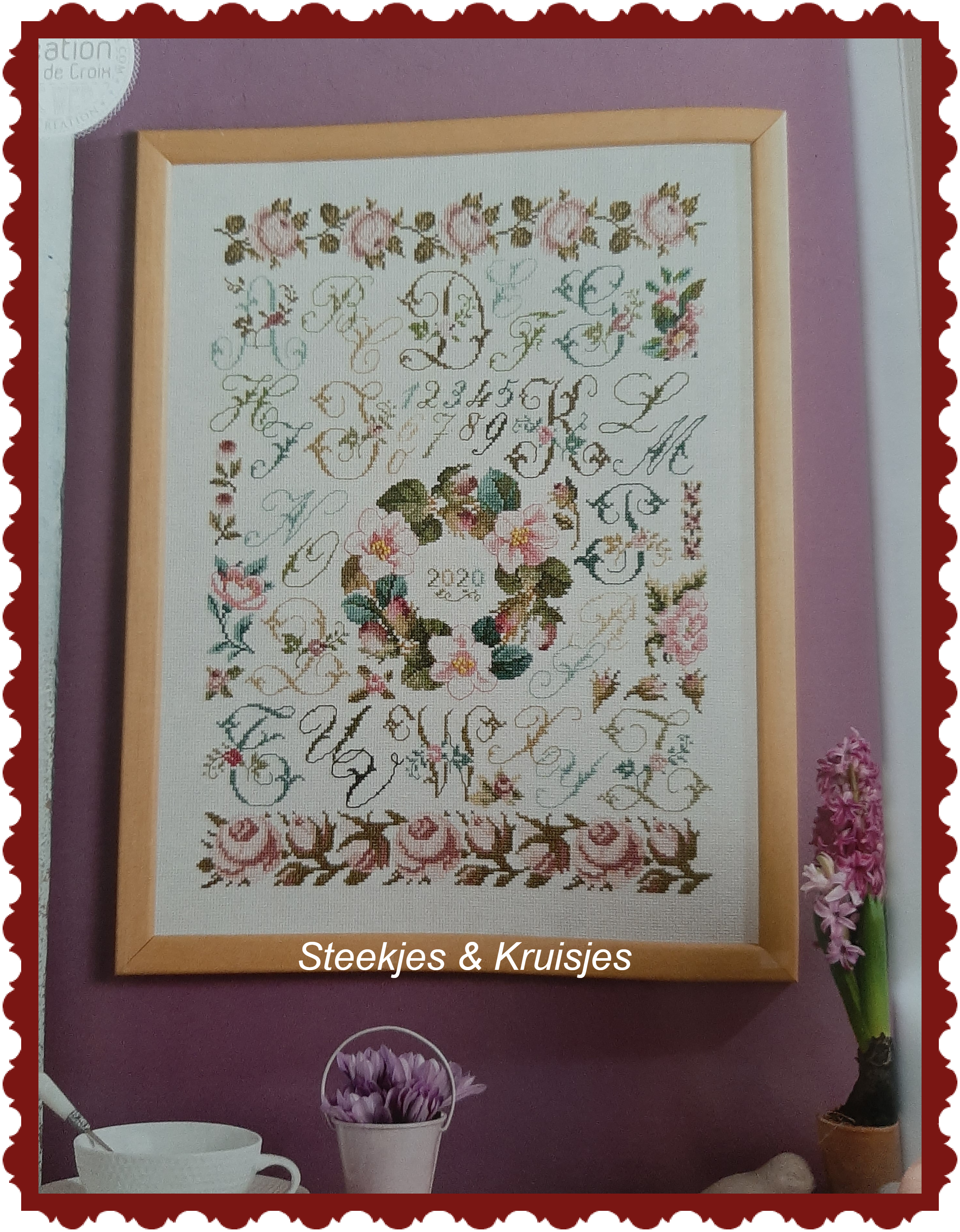 <tc>15 Flower Samplers in this special edition for the French Magazine "Point de Croix"</tc>