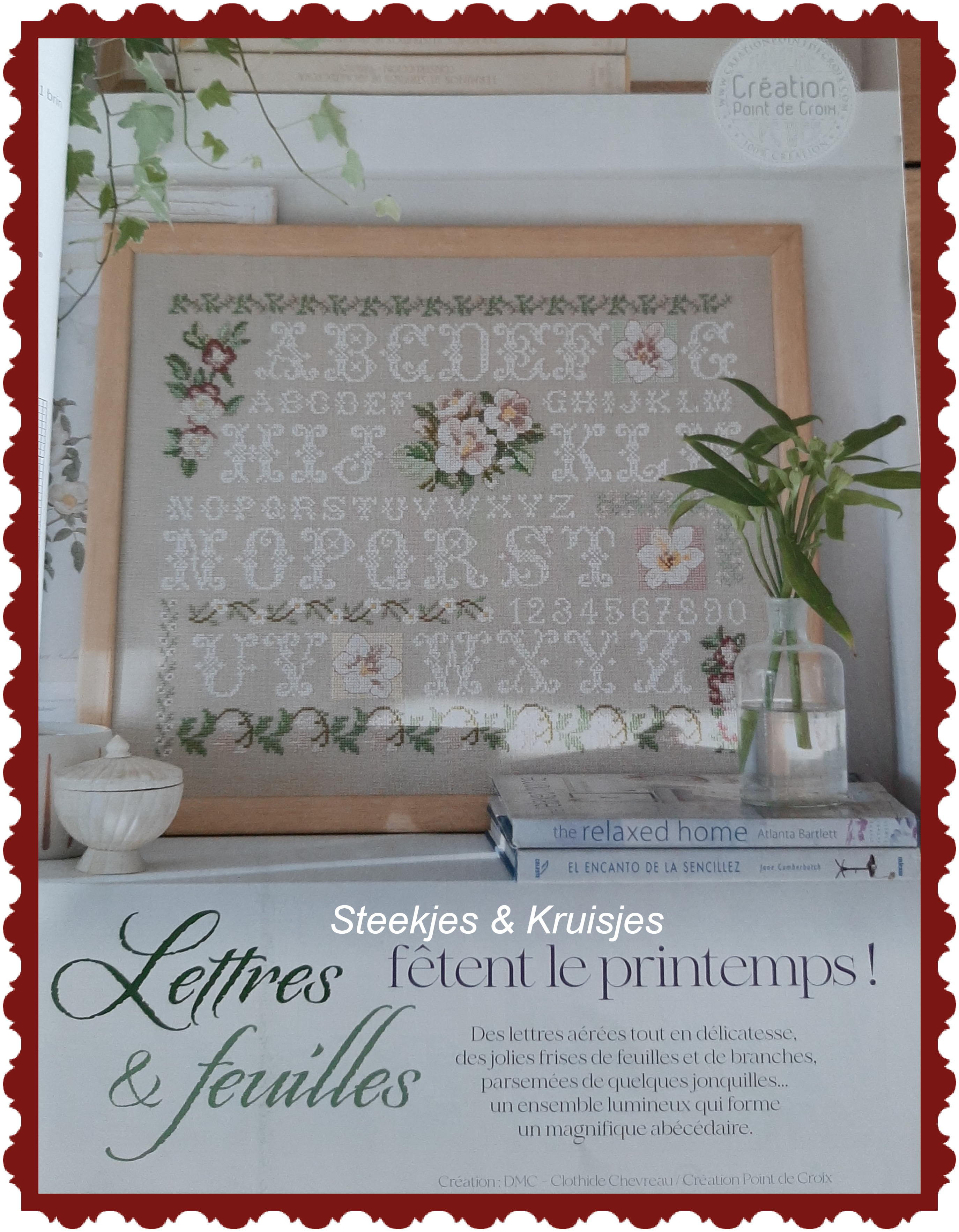 <tc>15 Flower Samplers in this special edition for the French Magazine "Point de Croix"</tc>