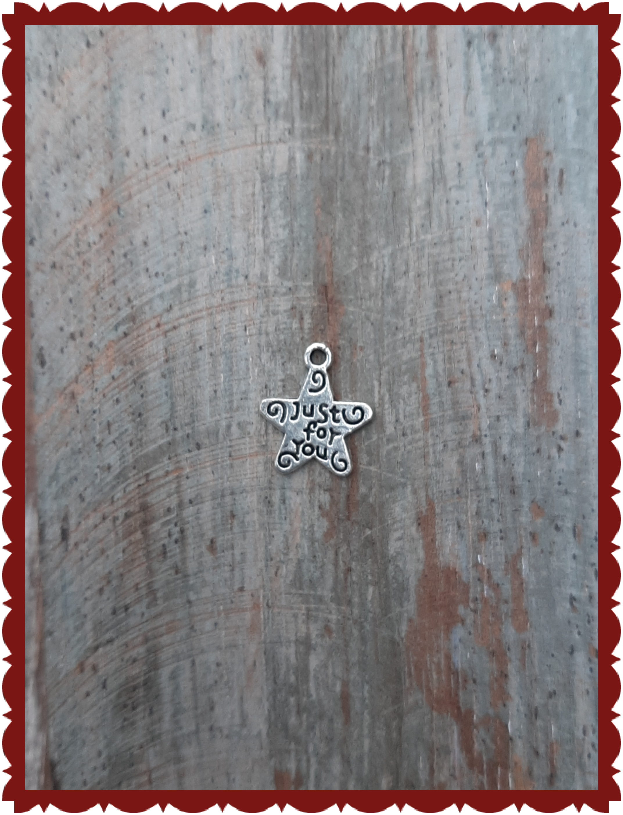 Charm asterisk "Just for you"