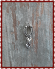 Charm horseshoe with pendant
