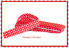 Bias Binding Red With White Dots