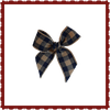 Mini bow tie red checkered