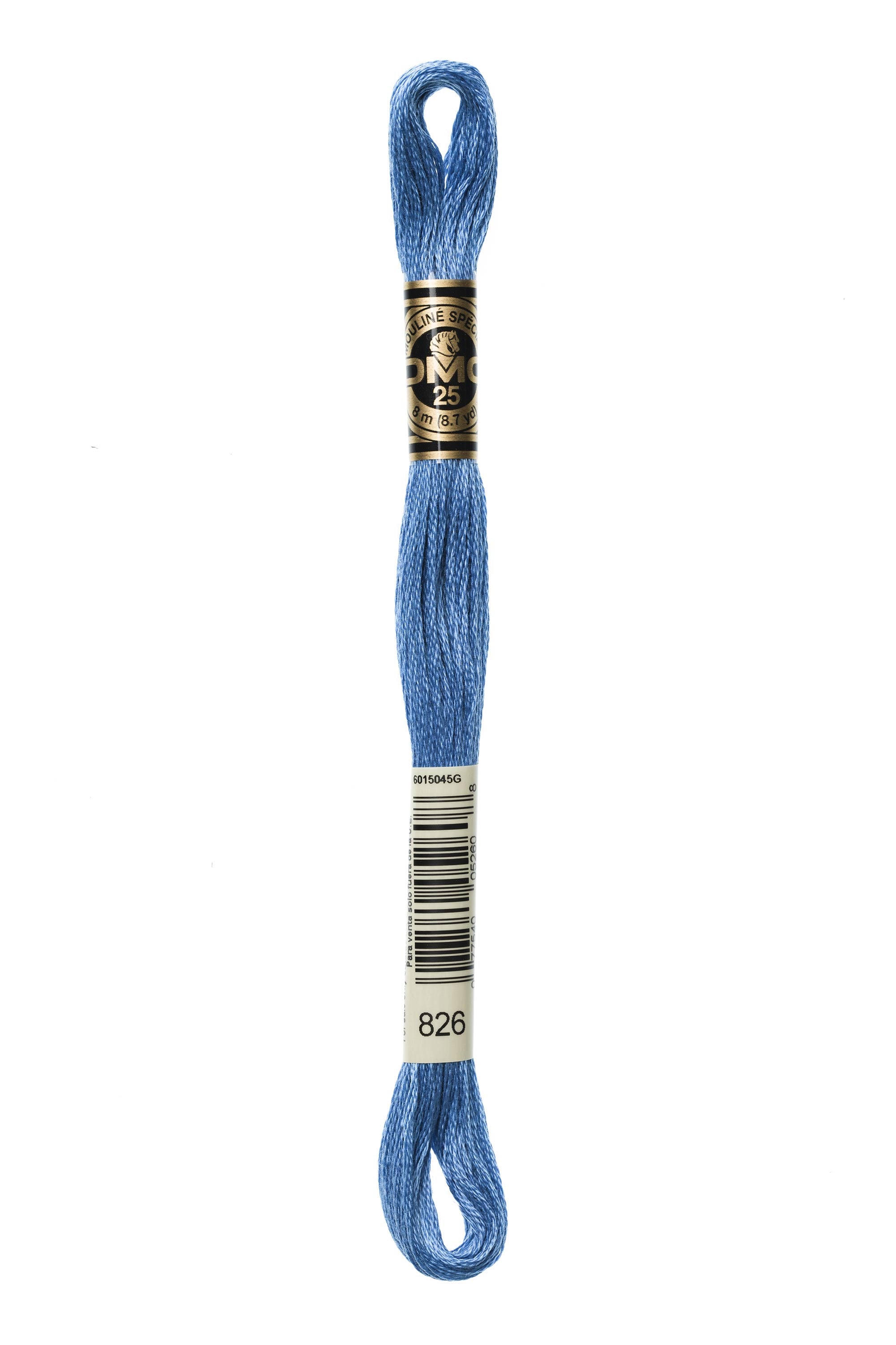 DMC embroidery side no. 826 blue
