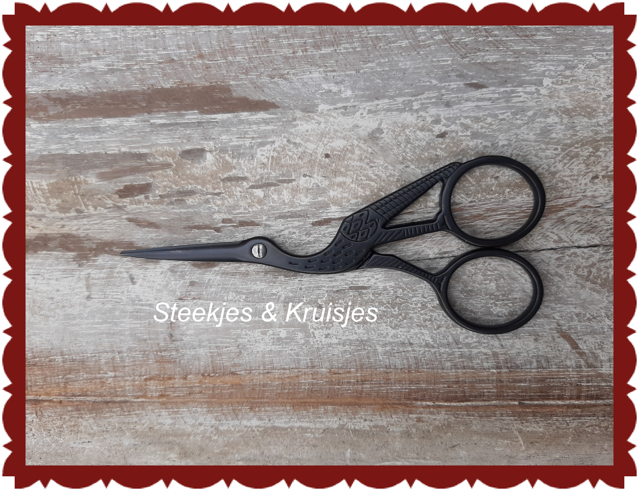 Stork Scissors Black