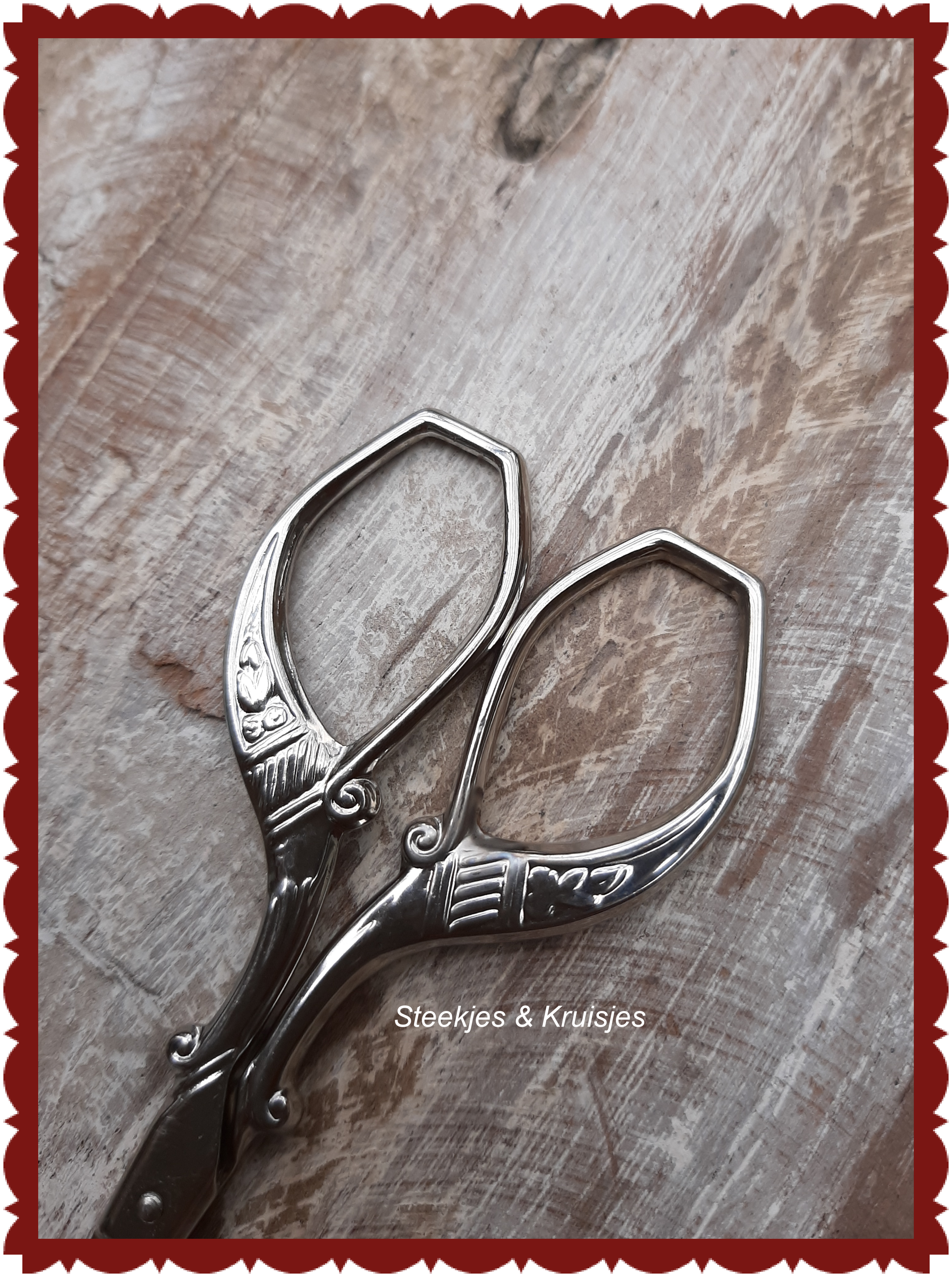 Scissors Fleur Silver