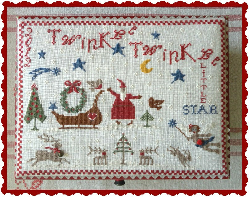 S&K Embroidery Pattern Sampler "Twinkle Twinkle"