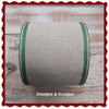 <tc>Vaupel Linen Banding 100 mm Color Natural With Green Deco Edge</tc>