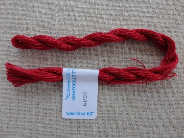 Vaupel & Heilenbeck Embroidery Thread No. 2089 Red