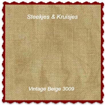Linnen 12.6 Draads Belfast Vintage Beige