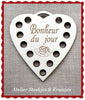 Yarn holder Hart Bonheur du Jour Ivory