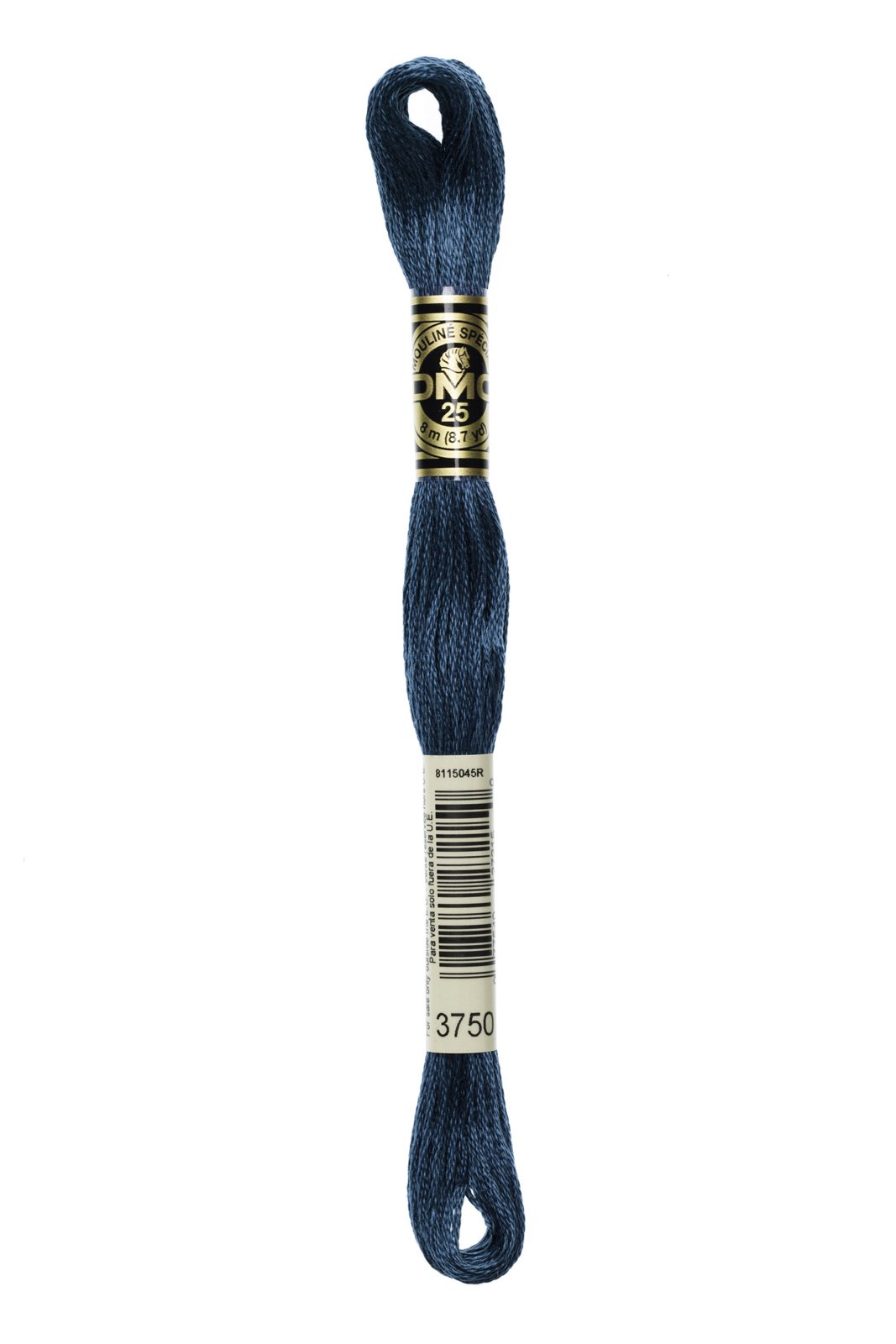 DMC embroidery side no. 3750 blue