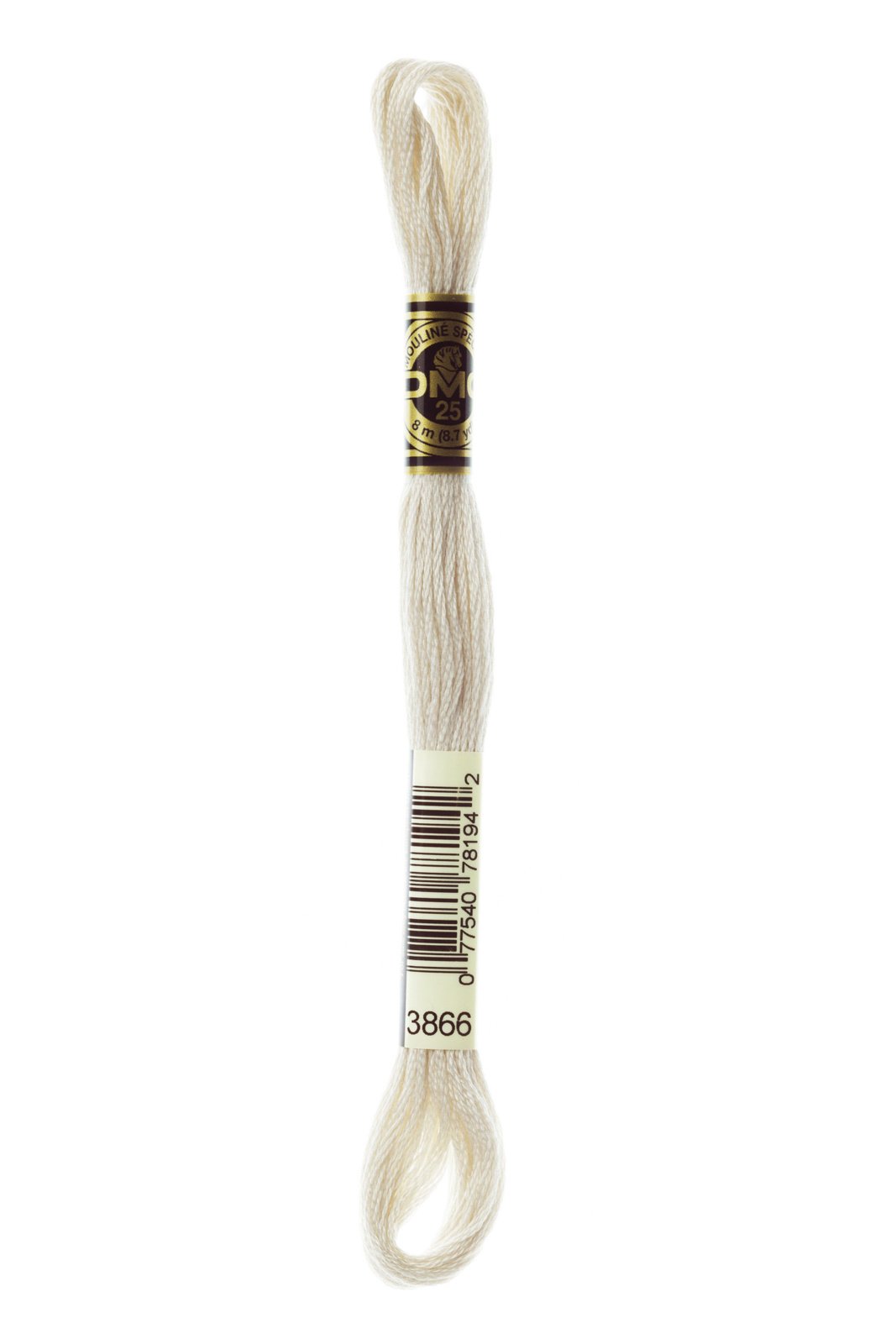 DMC Borduurzijde nr. 3866 Beige